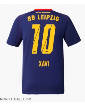 Billige Fotballdrakt RB Leipzig Xavi Simons #10 Replika Bortedrakt 2025-26 Kortermet